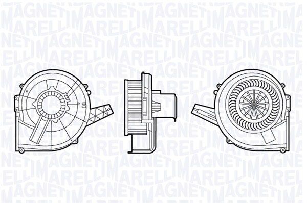 MAGNETI MARELLI Elektrimootor,salongiventilaator 069412666010